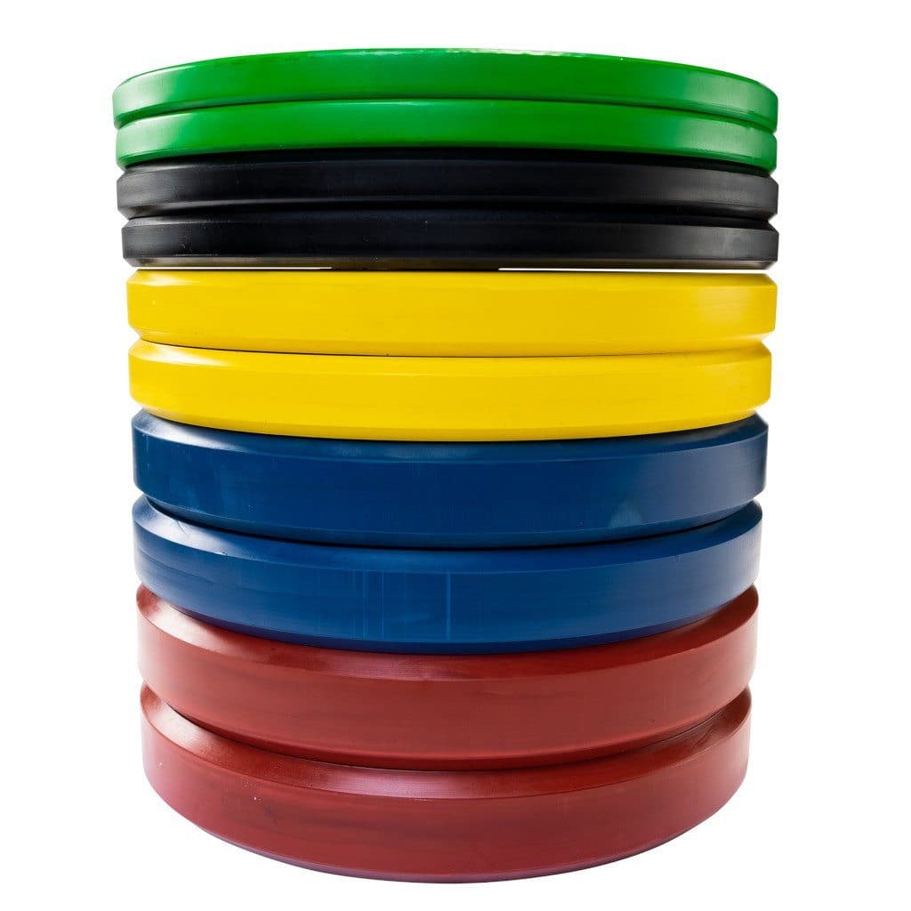 Body-Solid Chicago Extreme Colored Bumper Plates plate Body-Solid 260 lb set 