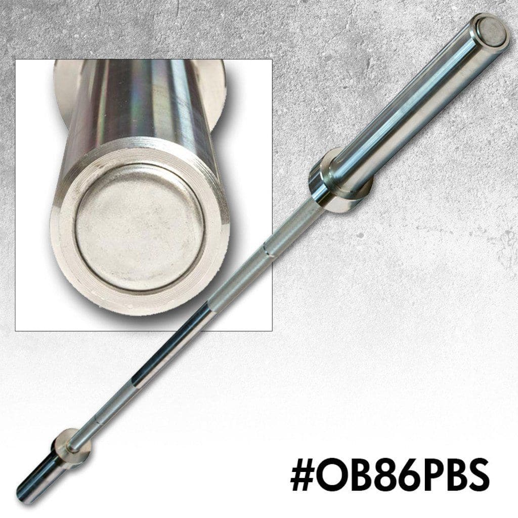 Body-Solid OB86PBS 7 ft Silver Olympic Power Bar, 1500 lb Capacity bar Body-Solid Iron 