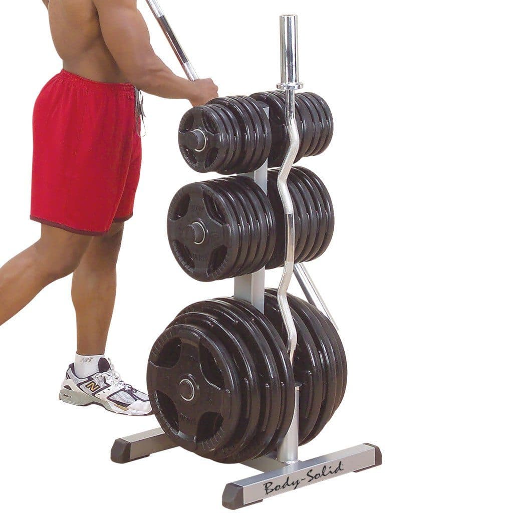 Body-Solid Olympic Plate Tree & Bar Holder GOWT weight rack Body-Solid 