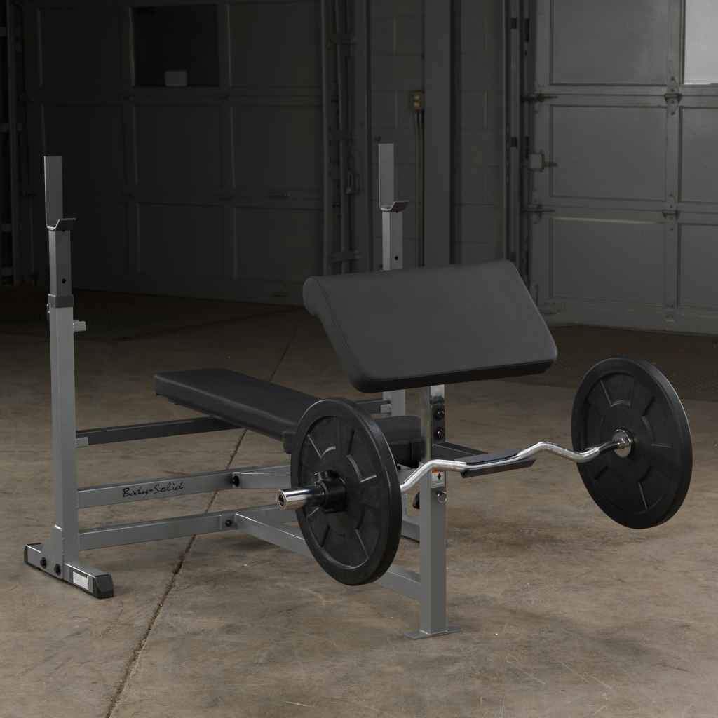 Body-Solid Preacher Curl Station (GPCA1) free weight attachment Body-Solid 