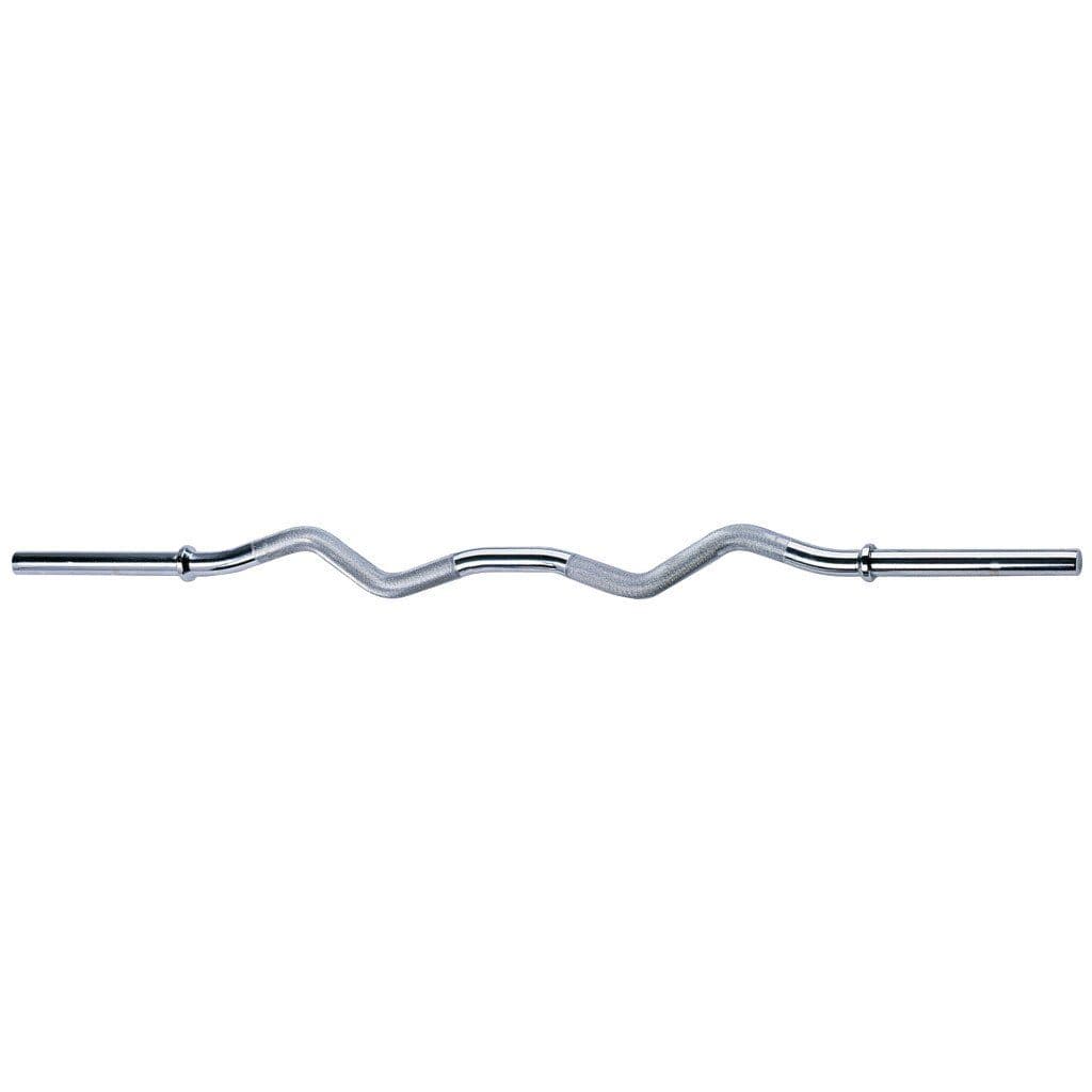 Body-Solid RB48 47 inch Chrome Standard Super Curl Bar bar Body-Solid Iron 