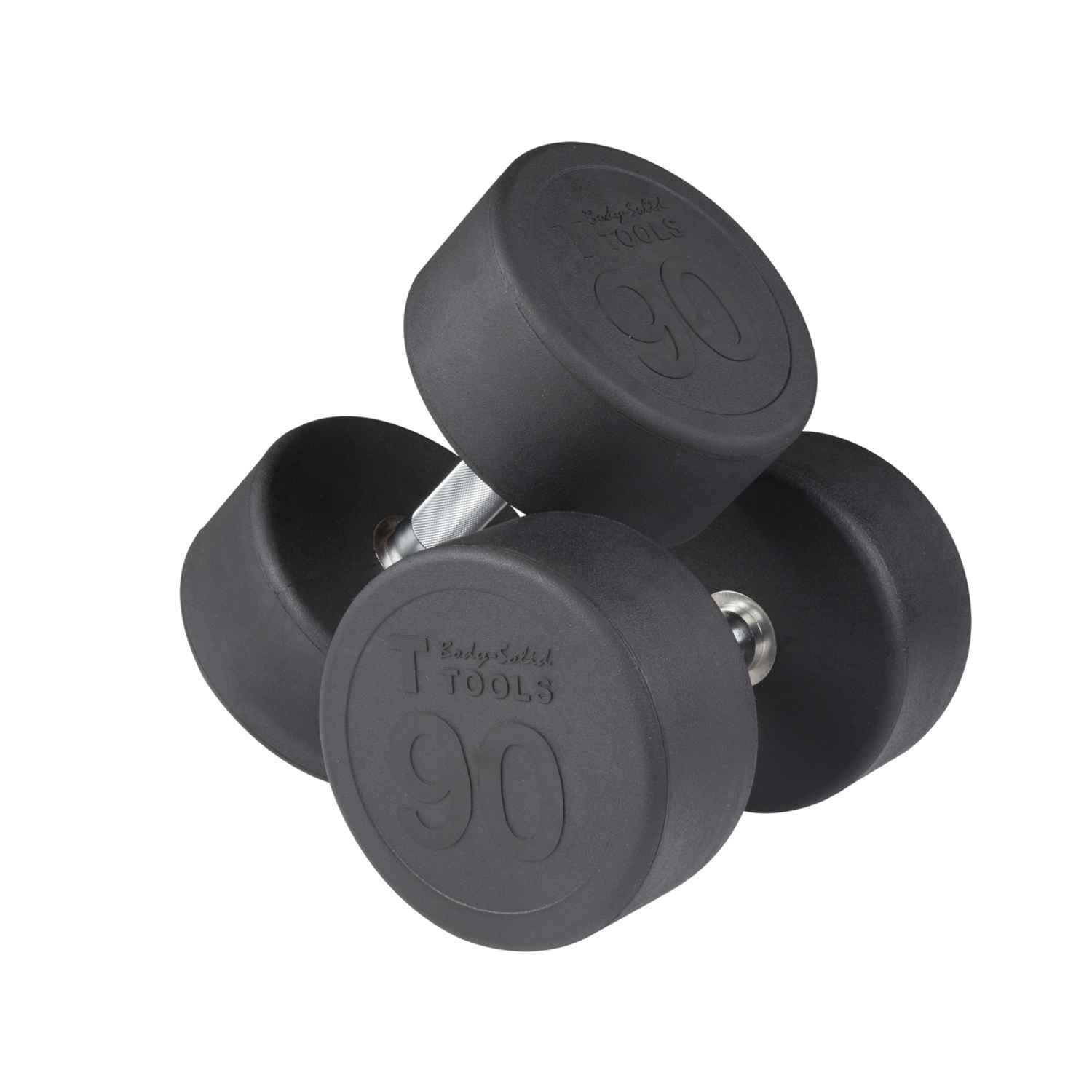Body-Solid Round Rubber Dumbbells dumbbell Body-Solid Iron 