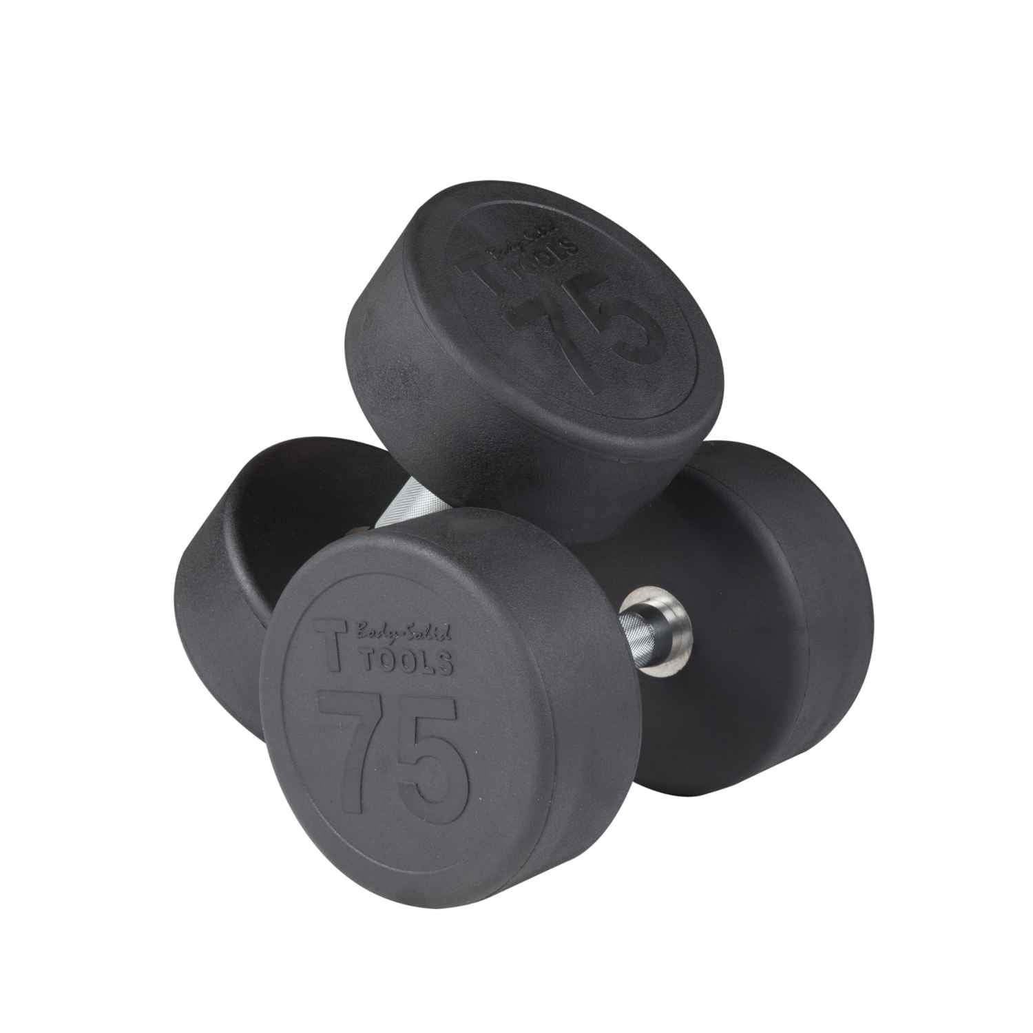 Body-Solid Round Rubber Dumbbells dumbbell Body-Solid Iron 