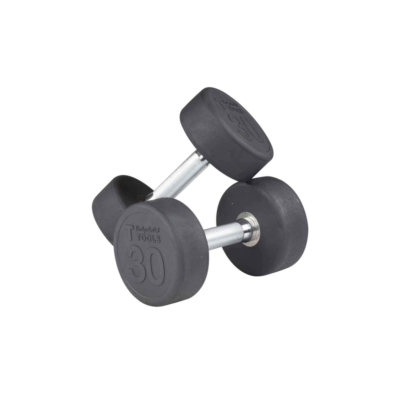 Body-Solid Round Rubber Dumbbells dumbbell Body-Solid Iron 