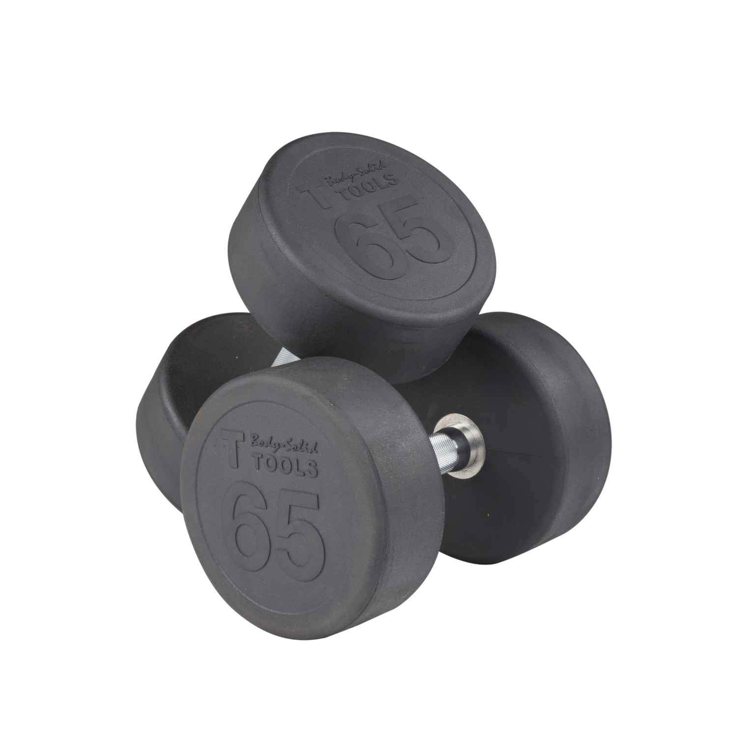 Body-Solid Round Rubber Dumbbells dumbbell Body-Solid Iron 