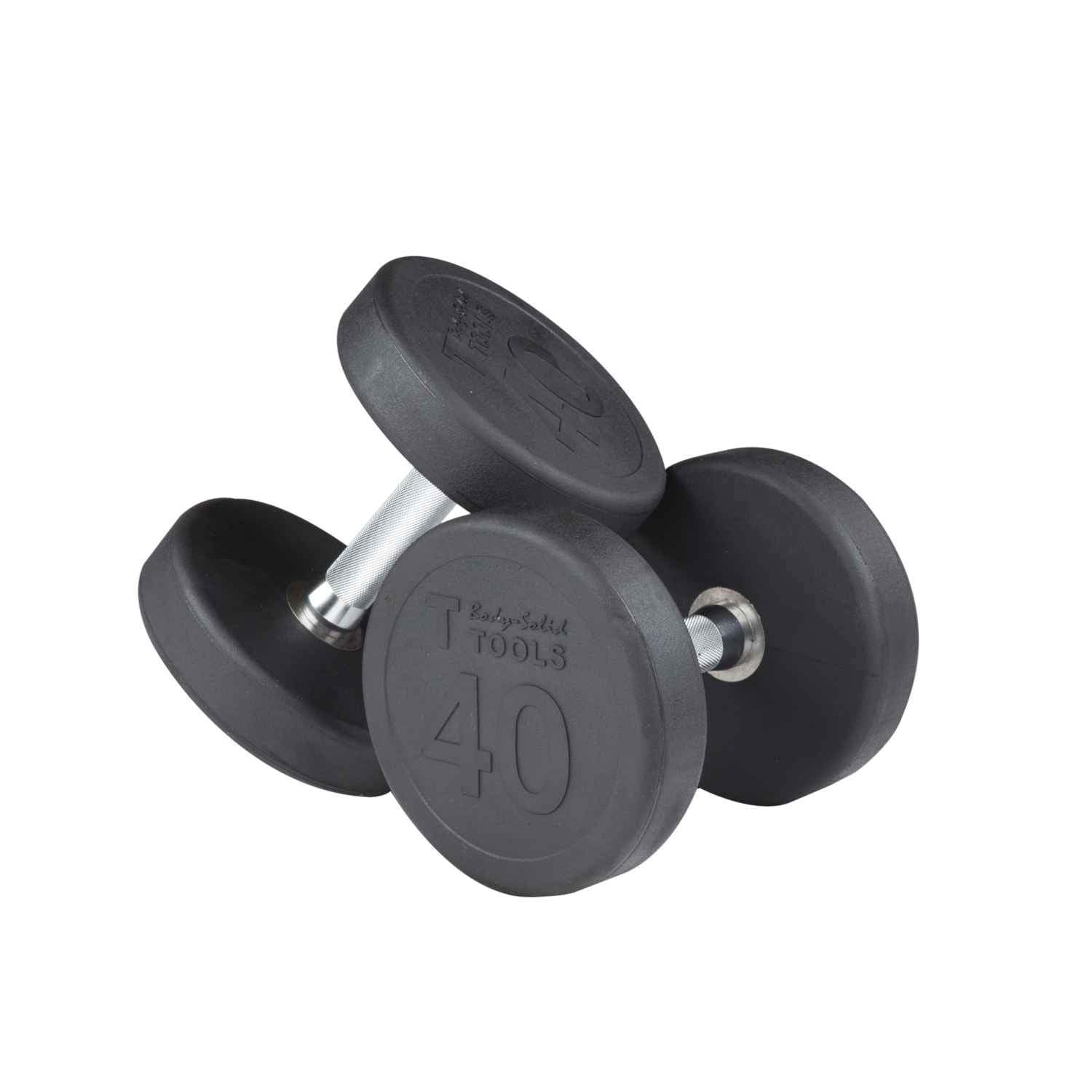 Body-Solid Round Rubber Dumbbells dumbbell Body-Solid Iron 