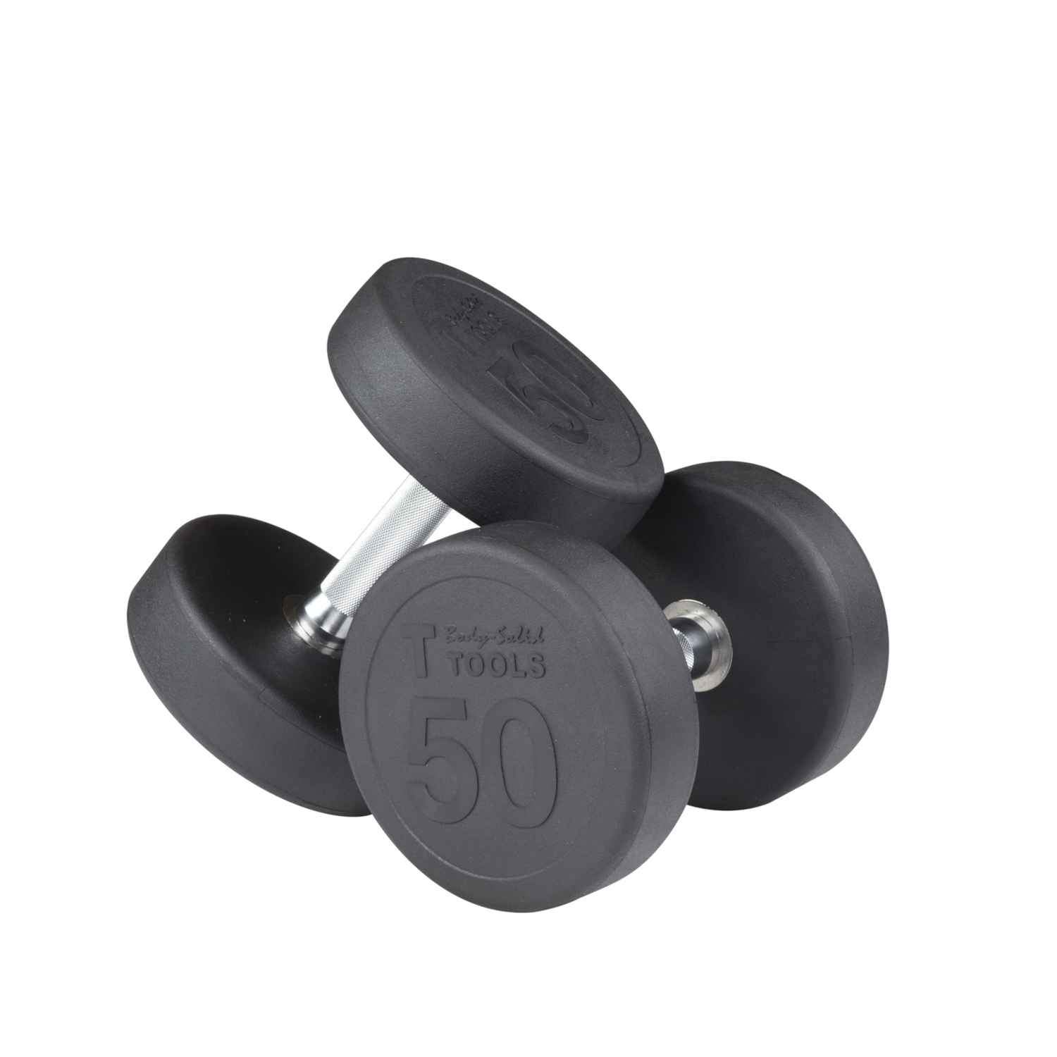 Body-Solid Round Rubber Dumbbells dumbbell Body-Solid Iron 