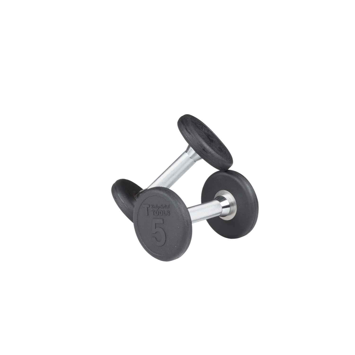 Body-Solid Round Rubber Dumbbells dumbbell Body-Solid Iron 