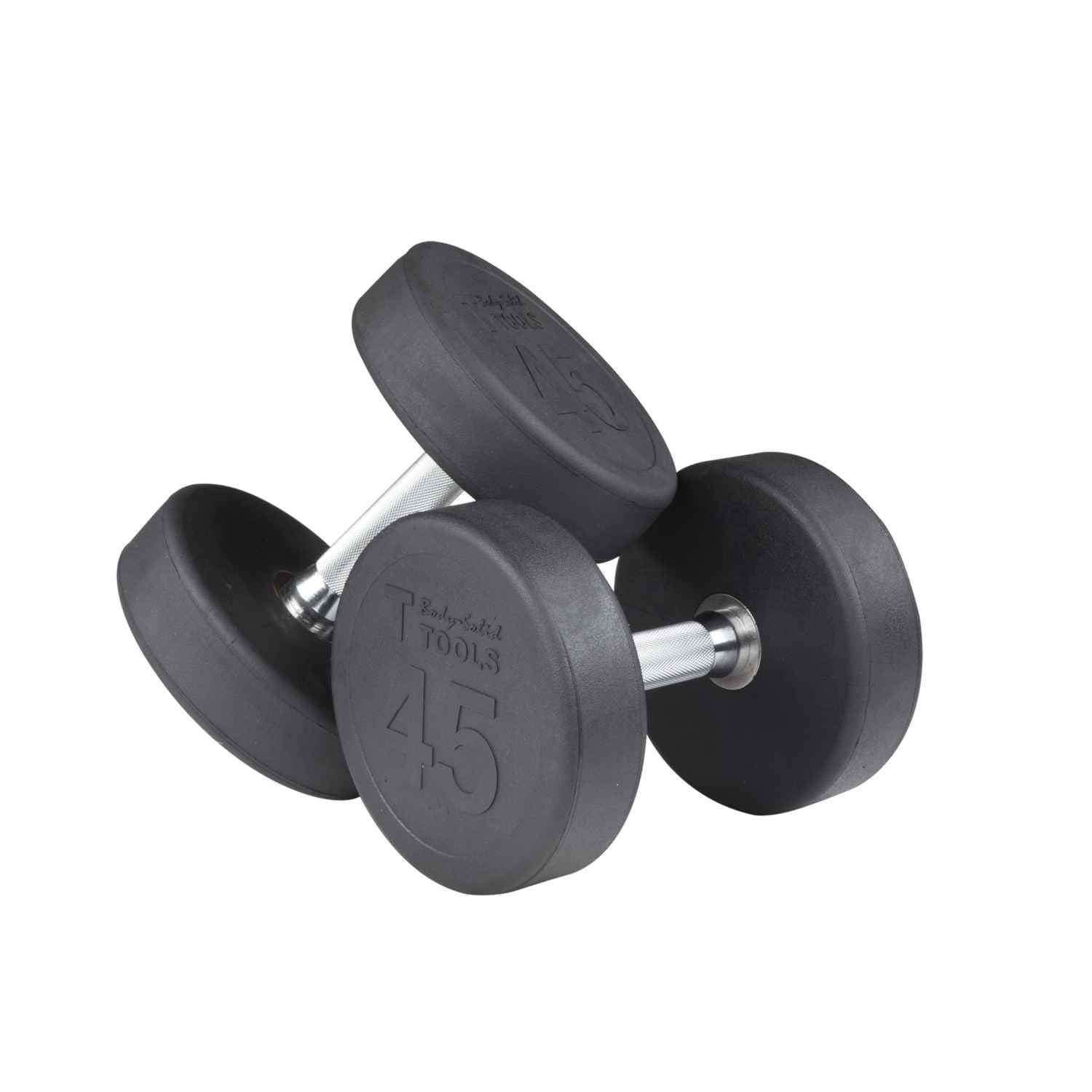 Body-Solid Round Rubber Dumbbells dumbbell Body-Solid Iron 