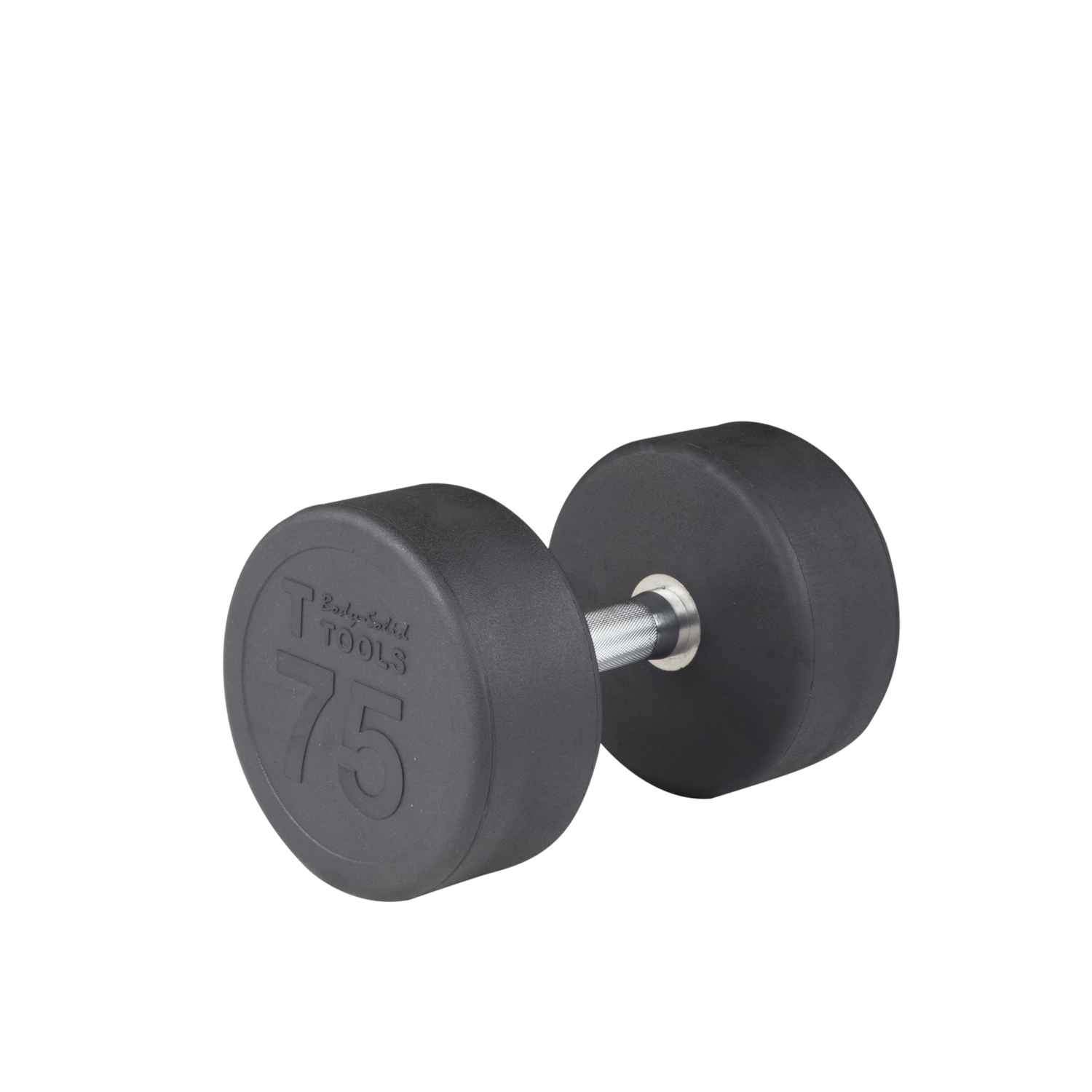 Body-Solid Round Rubber Dumbbells dumbbell Body-Solid Iron 75 lb 