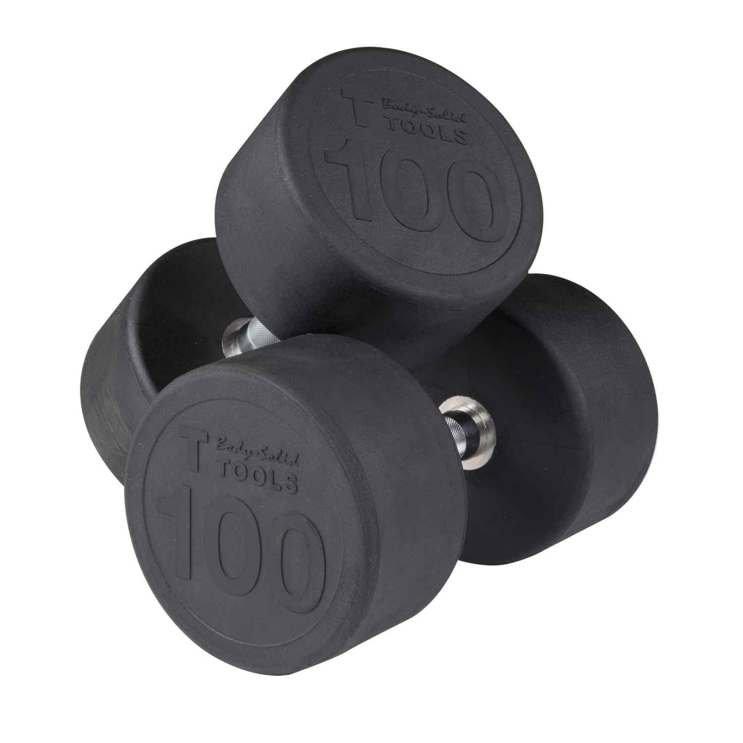 Body-Solid Round Rubber Dumbbells dumbbell Body-Solid Iron 