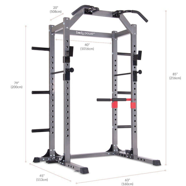 BodyPower PBC5380 Deluxe Power Rack Cage System Sunburst