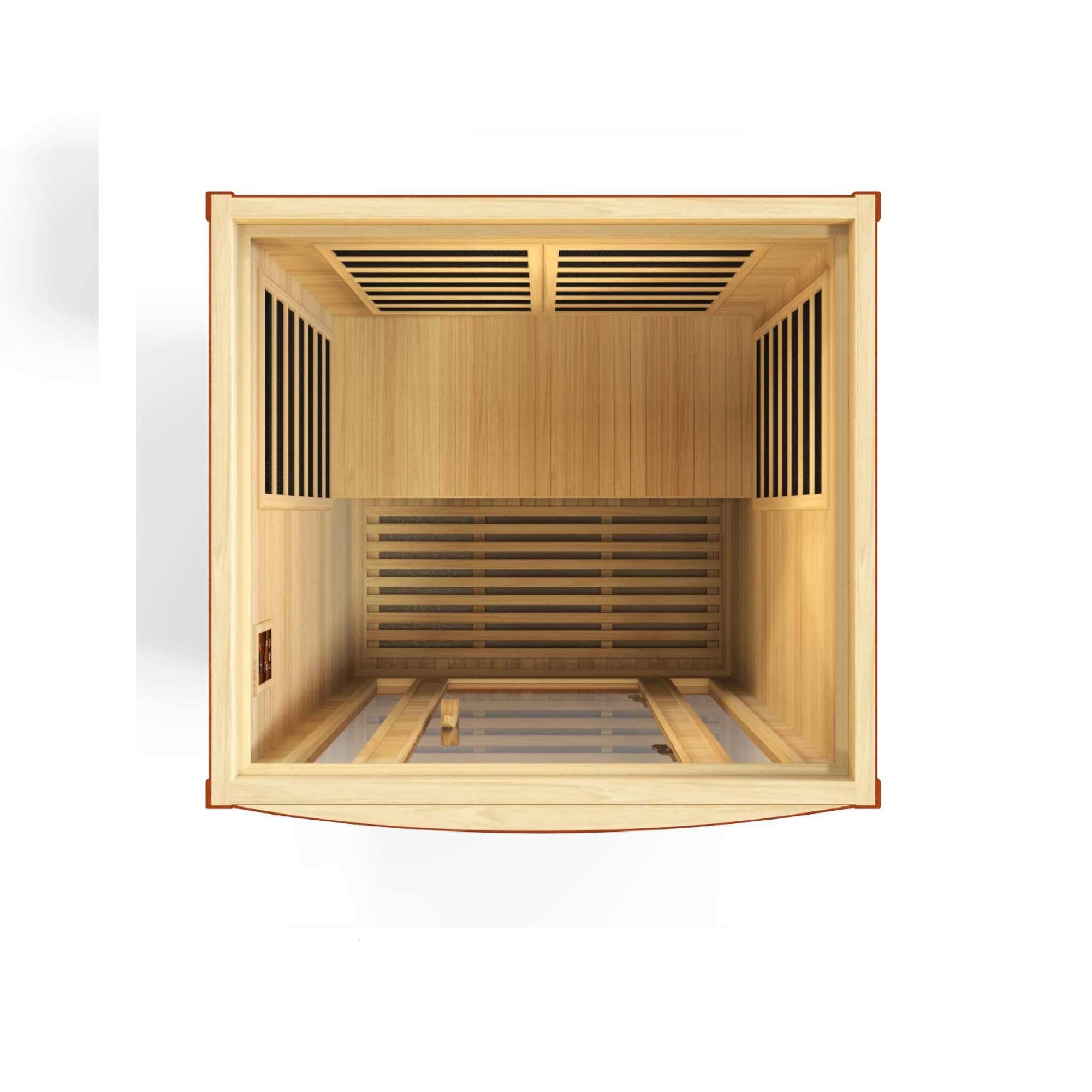 Dynamic &quot;San Marino&quot; 2-person Low EMF Far Infrared Sauna accessory Golden Designs Inc 