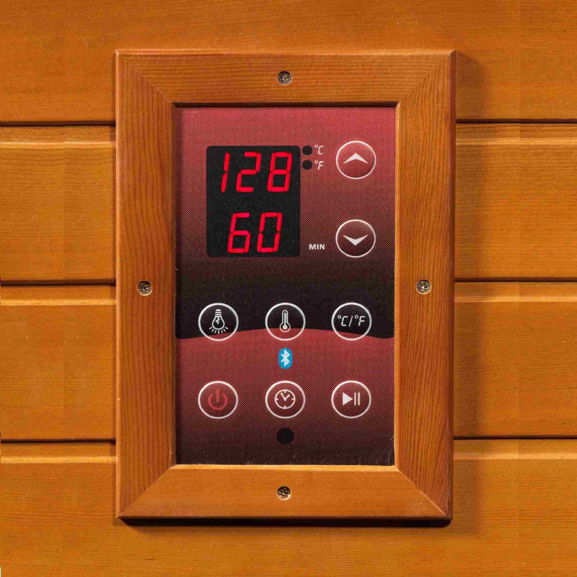 Dynamic &quot;San Marino&quot; 2-person Low EMF Far Infrared Sauna accessory Golden Designs Inc 