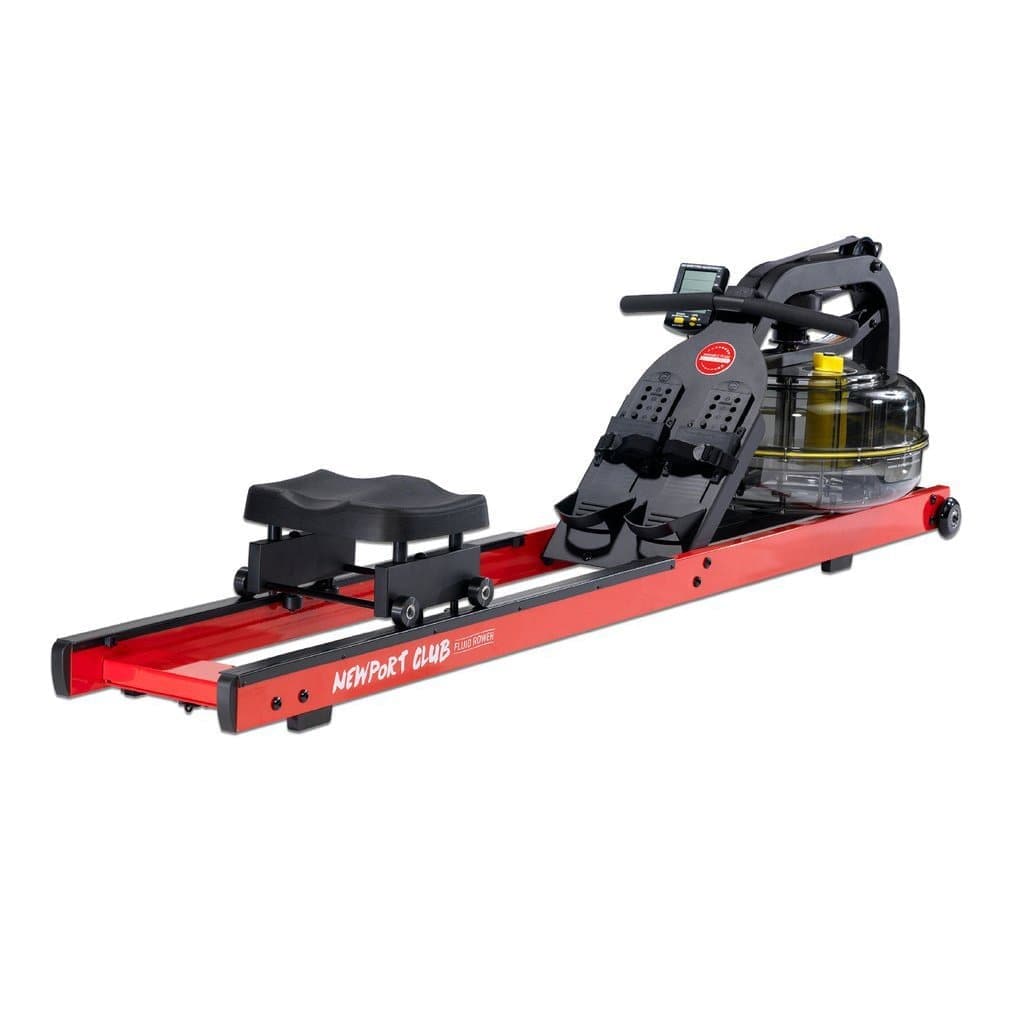First Degree Fitness Newport Club Plus Red Rowing Machine Cardio Training First Degree Fitness 
