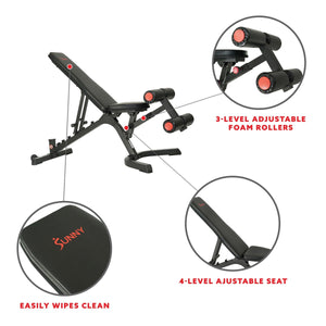 Fully Adjustable Power Zone Utility Bench Sunburst Fitness Supply