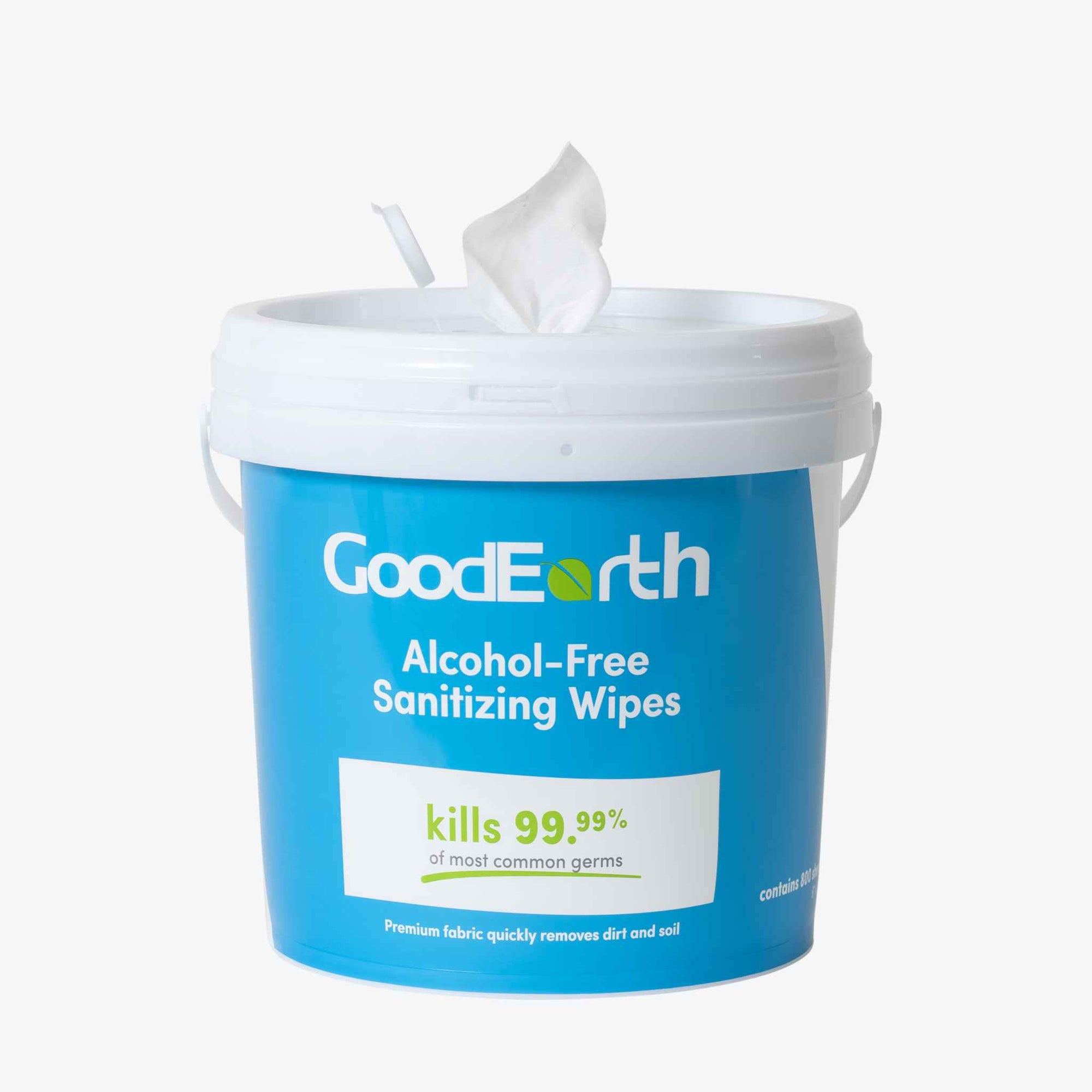 GoodEarth Sanitizing Wipes Bucket - 3200 Total Wipes (800 Wipes per Bucket; 4 Buckets per case) accessory GoodEarth 