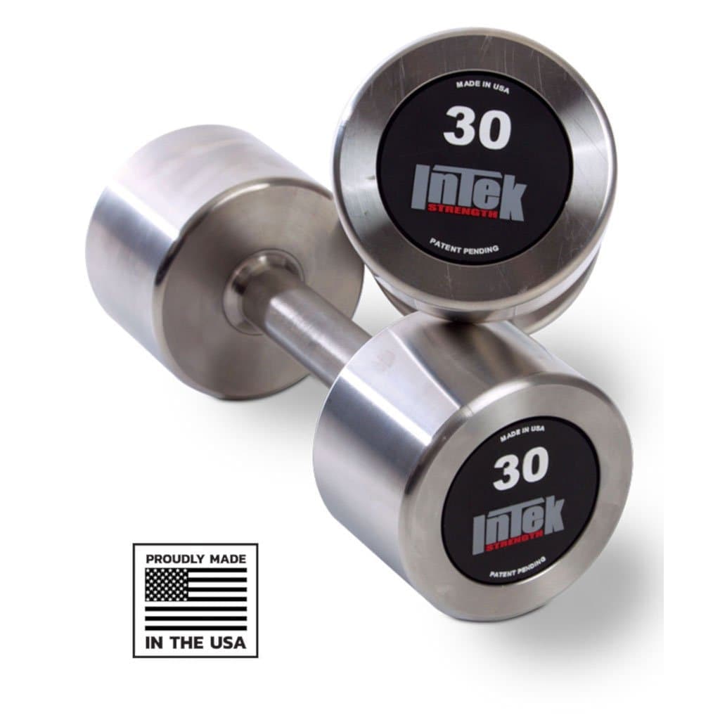 Intek Delta Series Stainless Steel Dumbbell Set free weight Intek Strength 