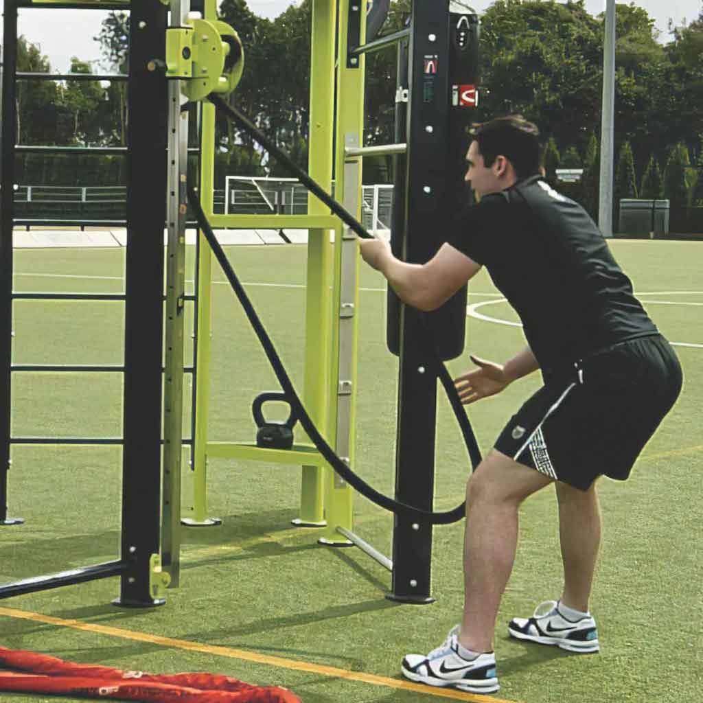 Ropeflex RX505 Friction Rope Training Drum Cardio Training Ropeflex 