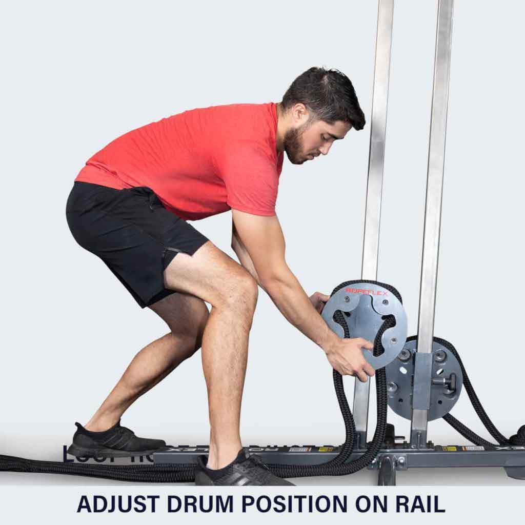 Ropeflex RX505 Friction Rope Training Drum Cardio Training Ropeflex 
