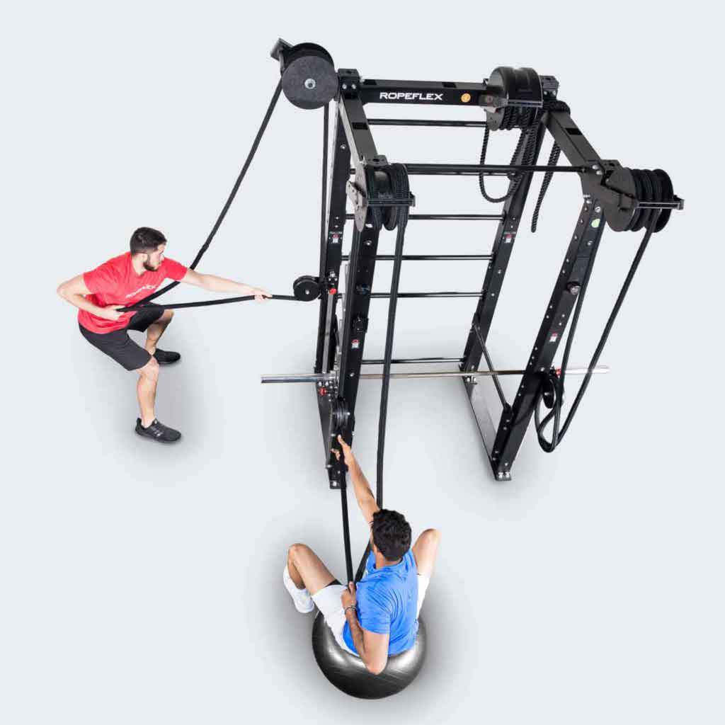 ROPEFLEX Customizable Rack Mount Rope Trainer- RXPRO2