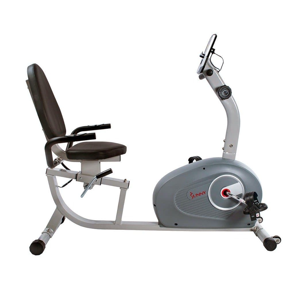 Sunny Health & Fitness Magnetic Recumbent Bike Cardio Training Sunny Health and Fitness 