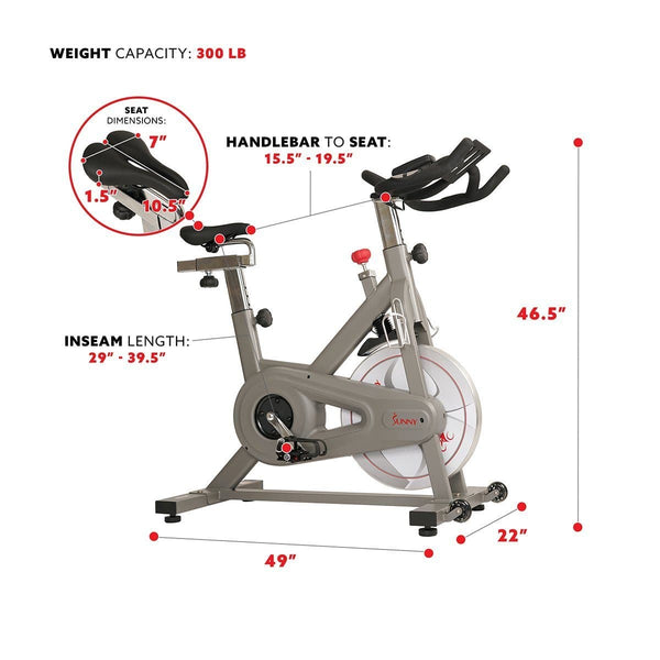 Synergy Pro Magnetic Indoor Cycling Bike Sunburst Fitness Supply