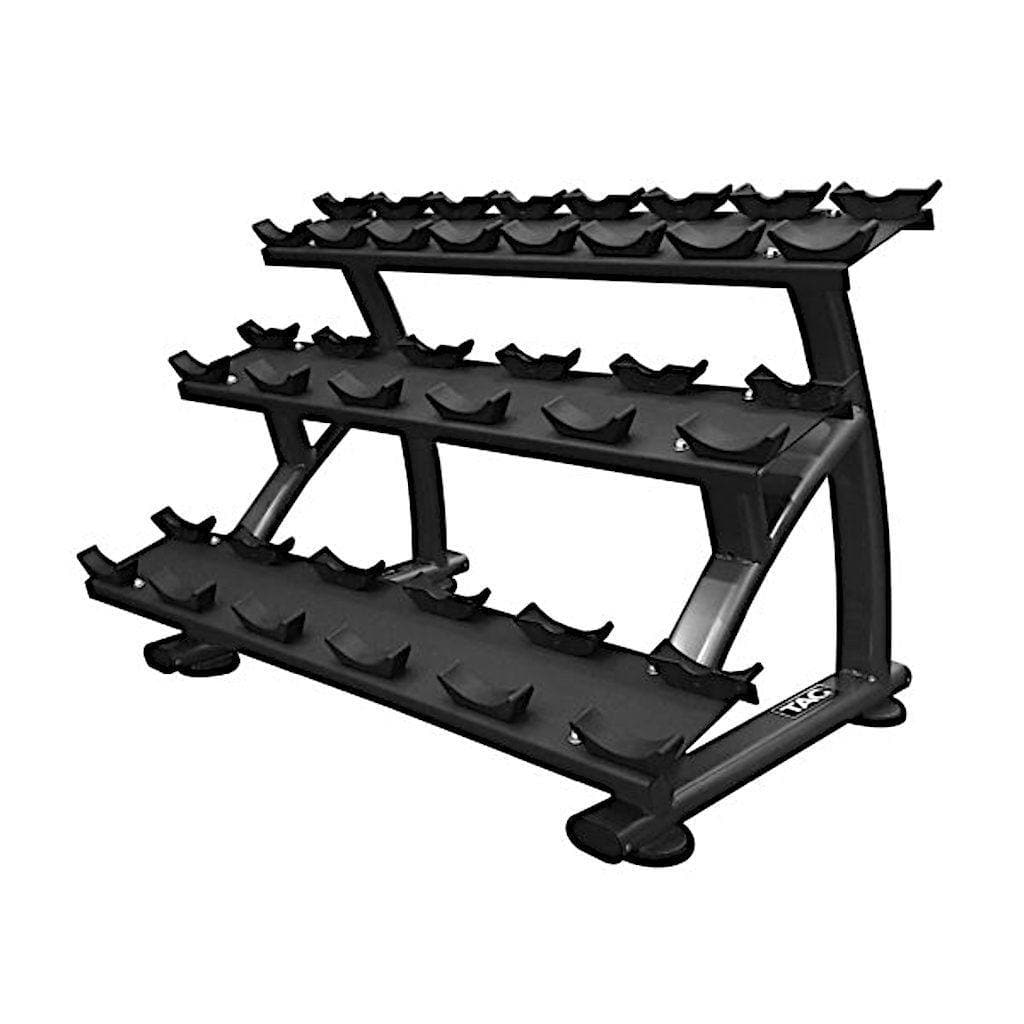 TAG 3 Tier Dumbbell Saddle Rack RCK-SD3.1 weight rack TAG Fitness 