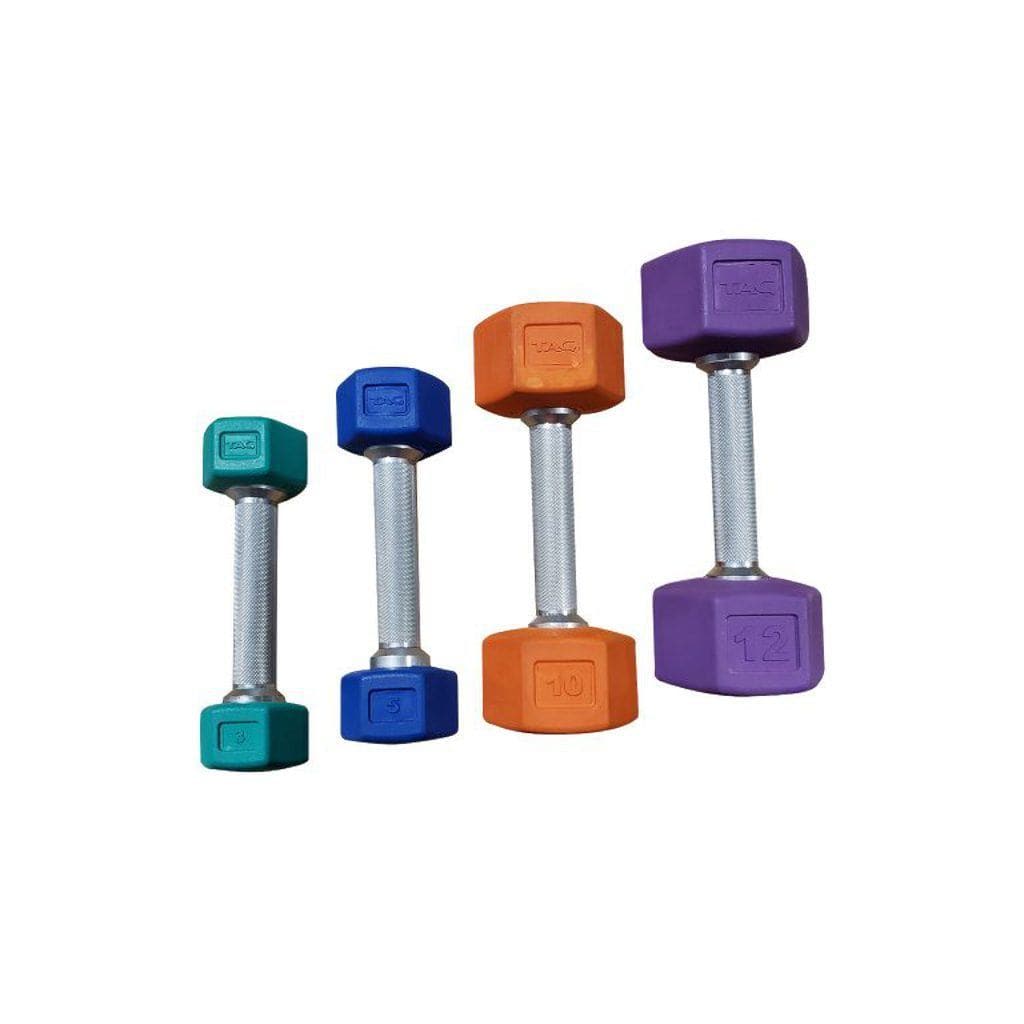TAG Colored Hex Dumbbell (Pair) dumbbell TAG Fitness 