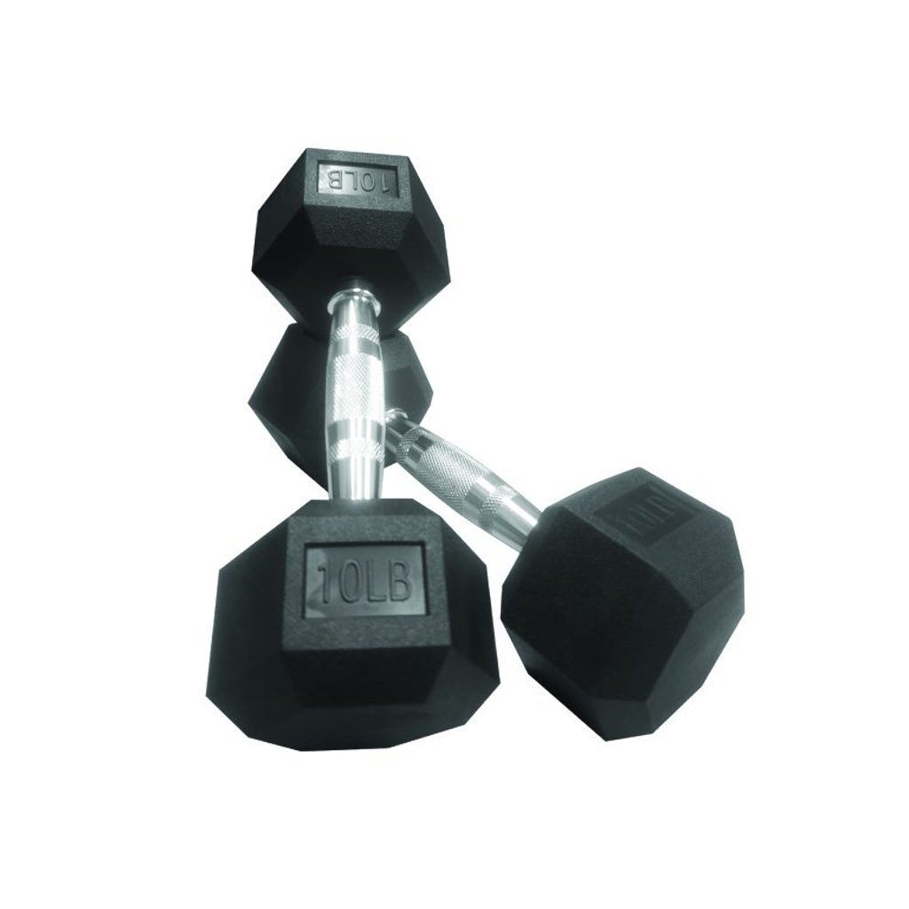TAG Elite PVC Urethane Hex Dumbbell free weight TAG Fitness 
