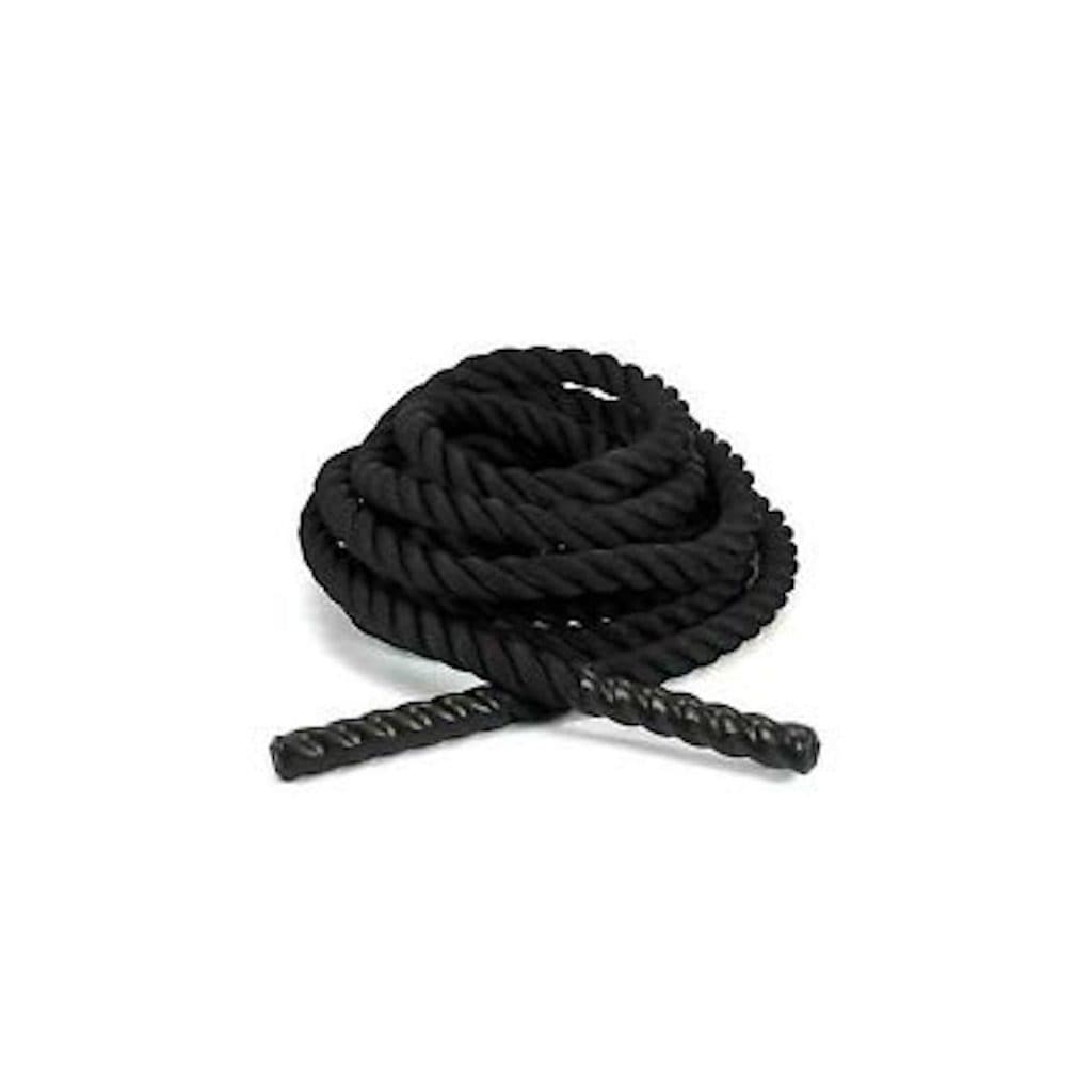 TAG Fitness Black Polydacron Battle Rope With Heat Shrink Grips Undulation Rope TAG Fitness 